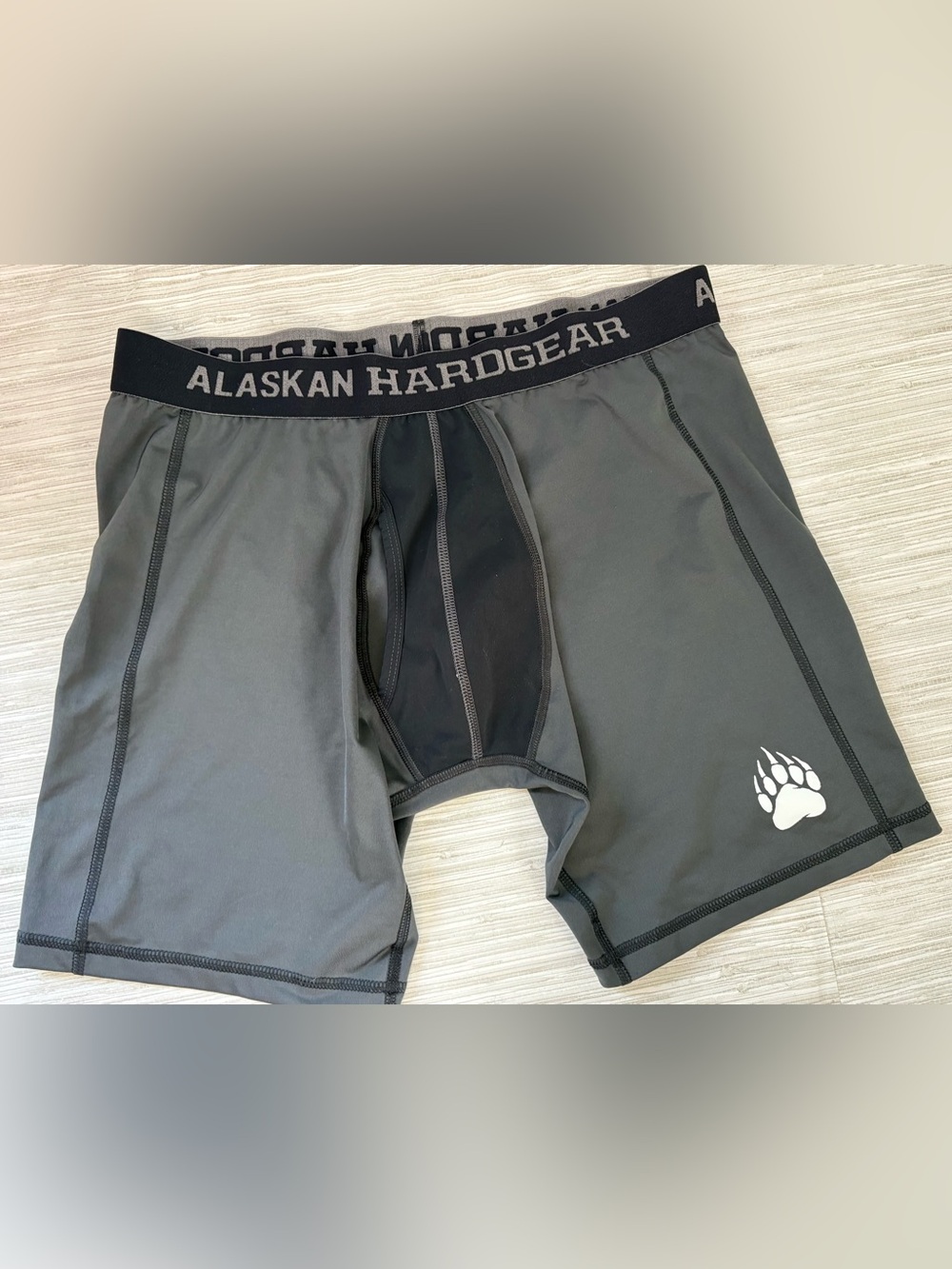 ALASKAN HARDGEAR LARGE ✨ boxer briefs black and gray NWOT